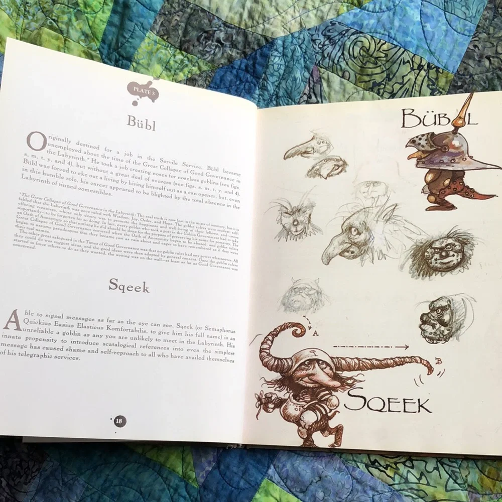 Froud Goblin Companion HC Book Field Guide Labyrinth Fantasy Whimsigoth